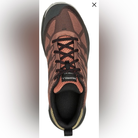 Merrell Speed Eco Coral and Black Hiking Shoes Like New Size 8 - Picture 2 of 9